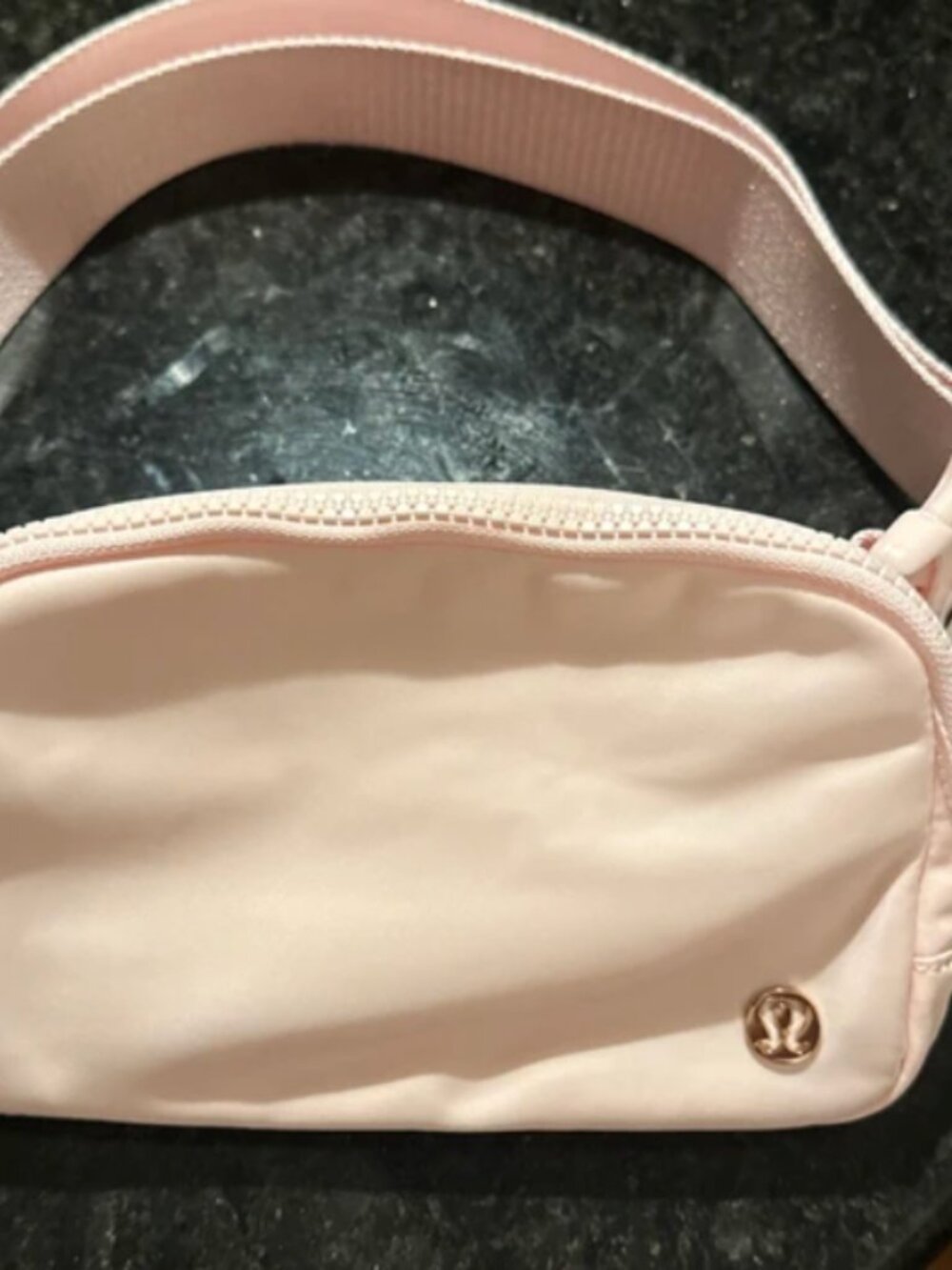 NWT Pink Everywhere Belt Bag 1L Gold Logo LU9AX2S Crossbody Belt Bag